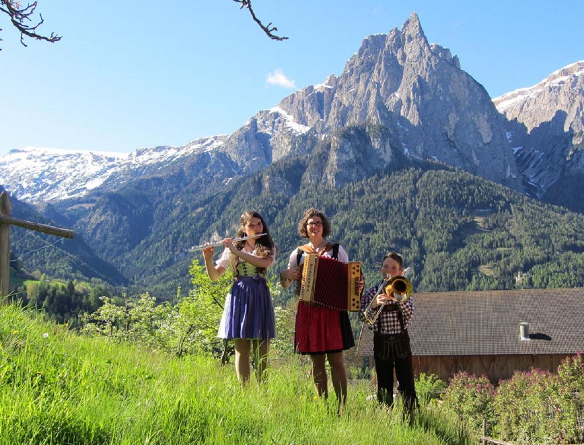 Schildberghof Ortler Lägenhet Seis am Schlern Exteriör bild